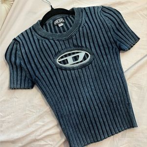 Diesel shirt with silver reflective D